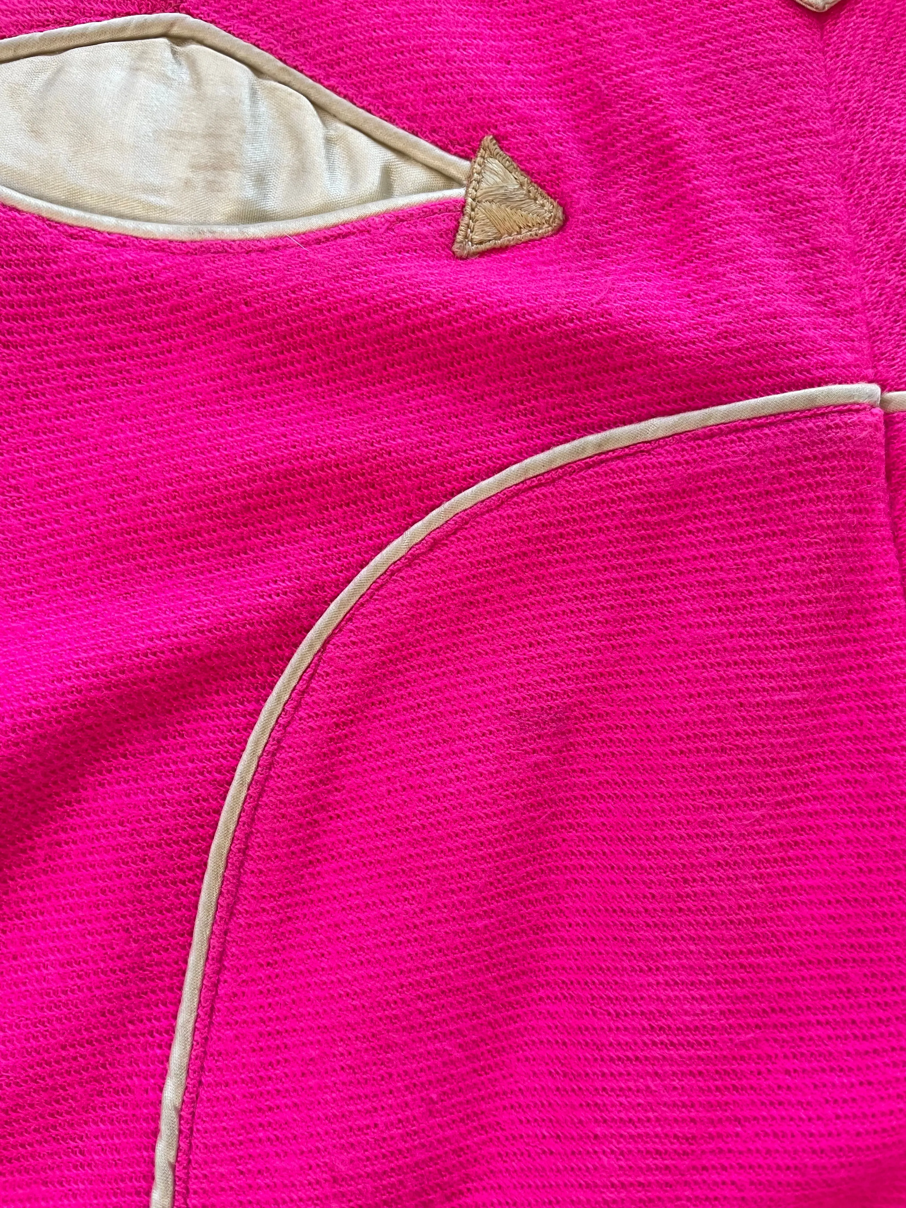 1950s Shocking Pink Panhandle Western Pants