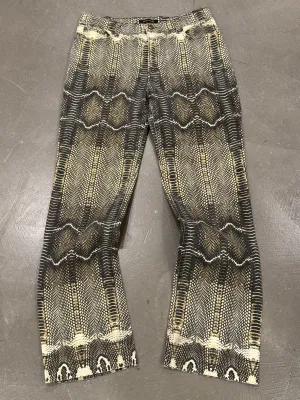 2000s Roberto Cavalli snake illusion pants