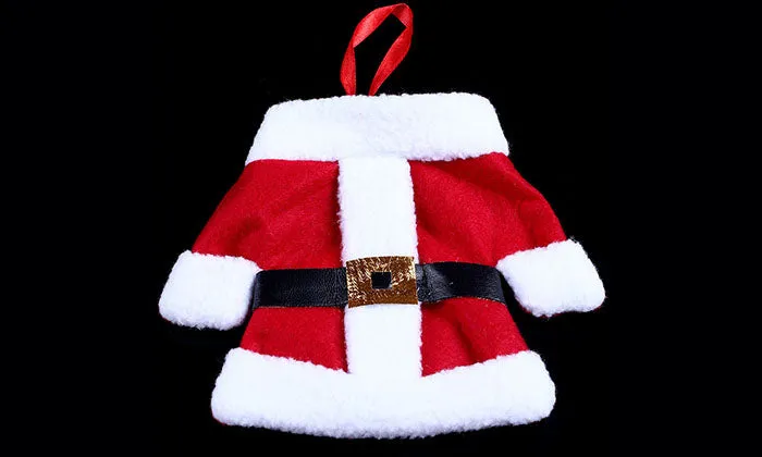 6-Pairs : Santa Claus Cutlery Holder Socks