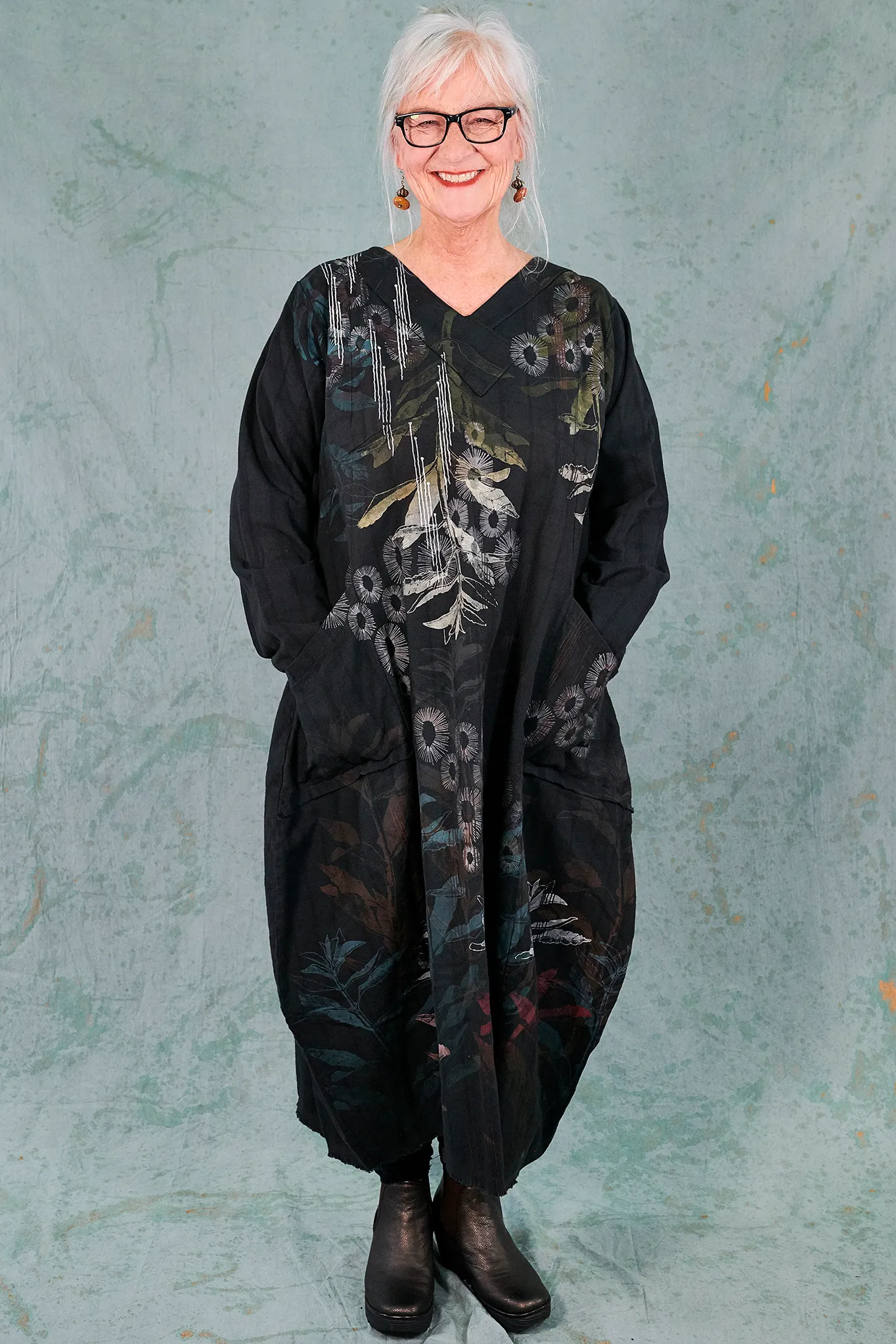 7208 Blue Moon Dress- Black-P