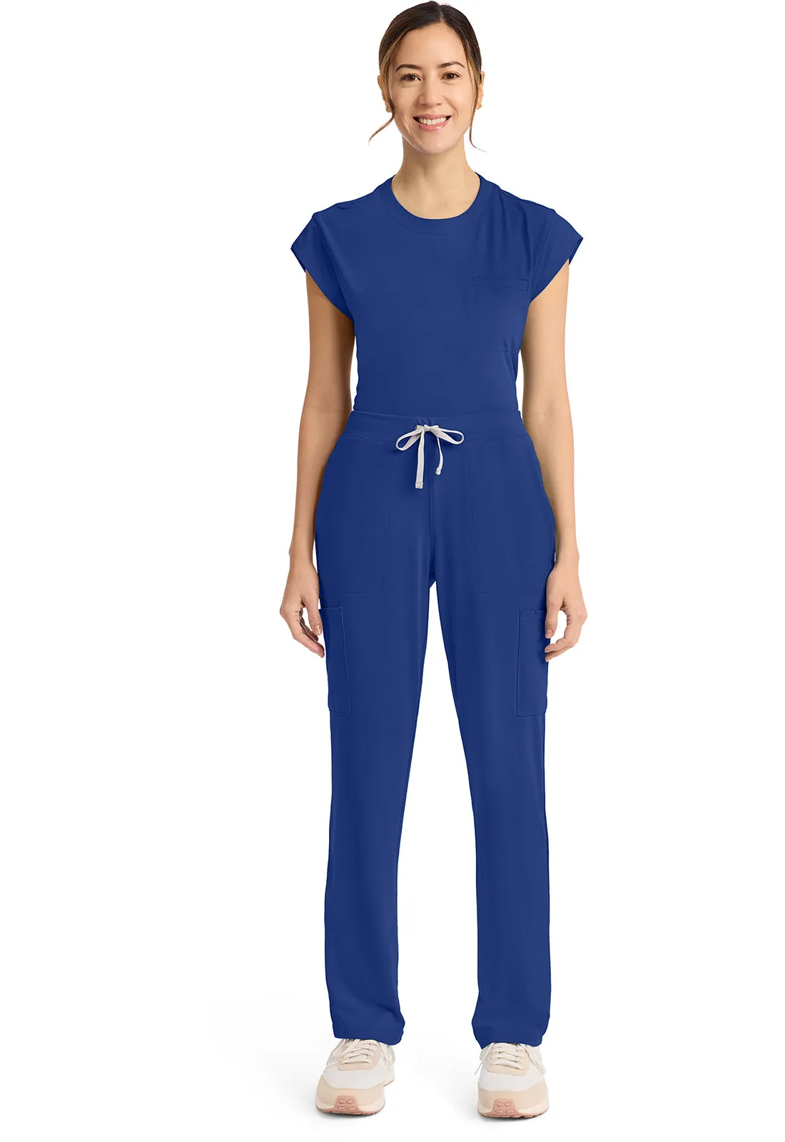Achieve CK096 Women's 5 Pocket Straight Leg Pant Royal