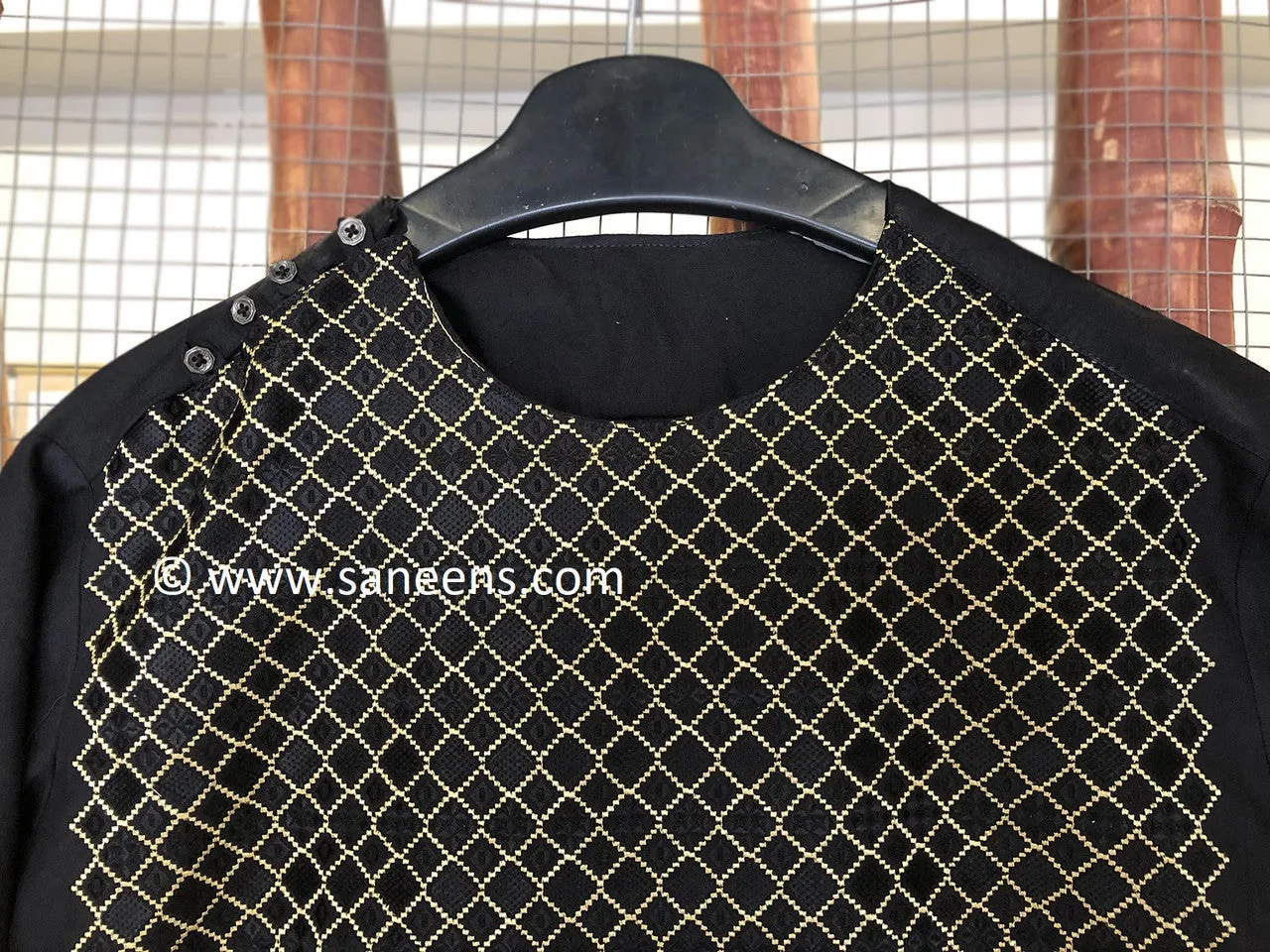 Afghan Gents Suit In Black Color