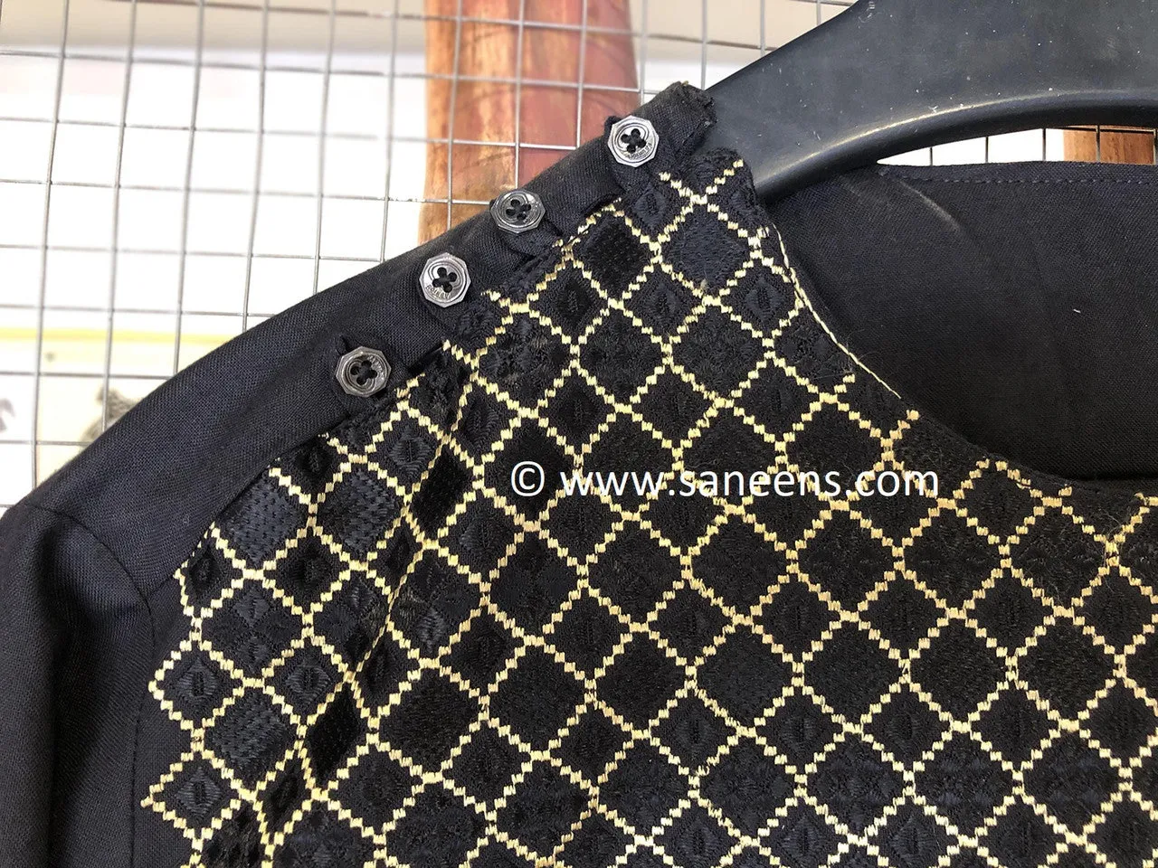 Afghan Gents Suit In Black Color
