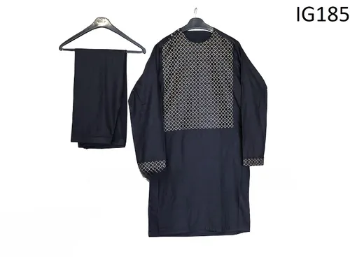 Afghan Gents Suit In Black Color