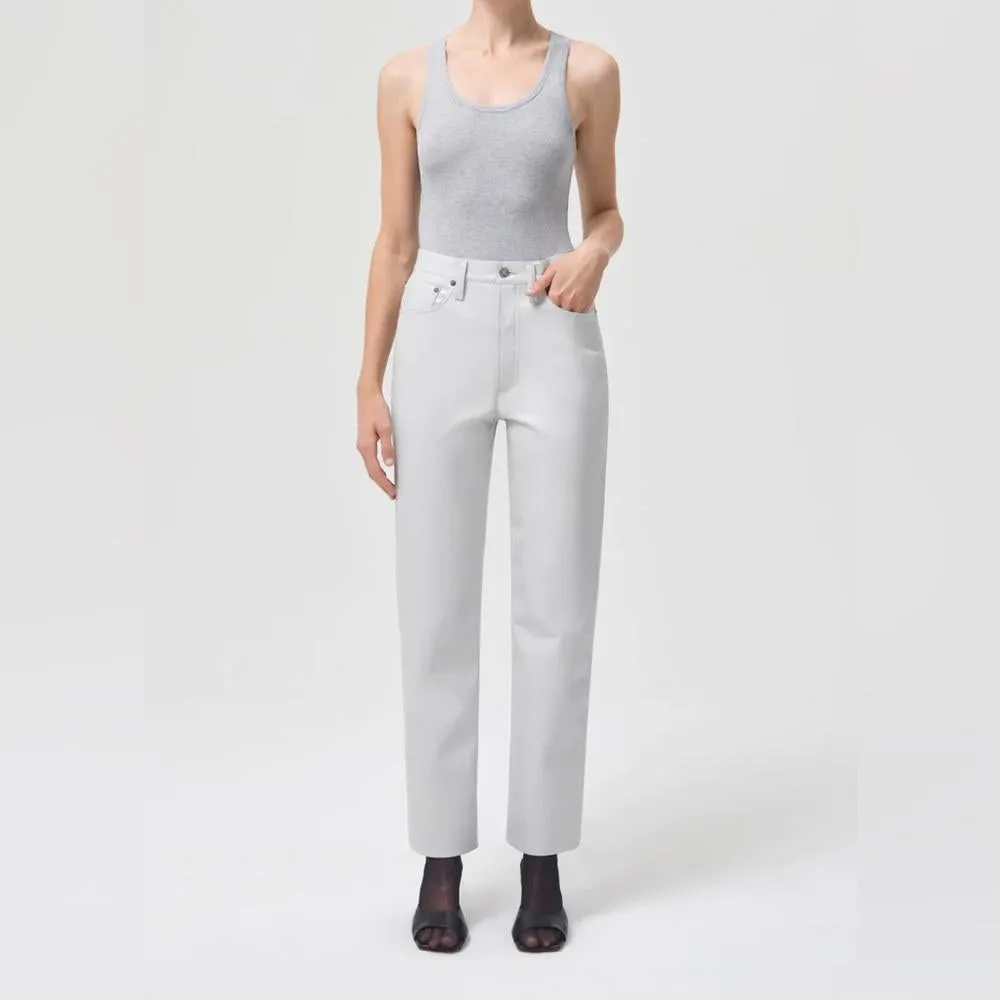 AGOLDIE Faux Leather Pants