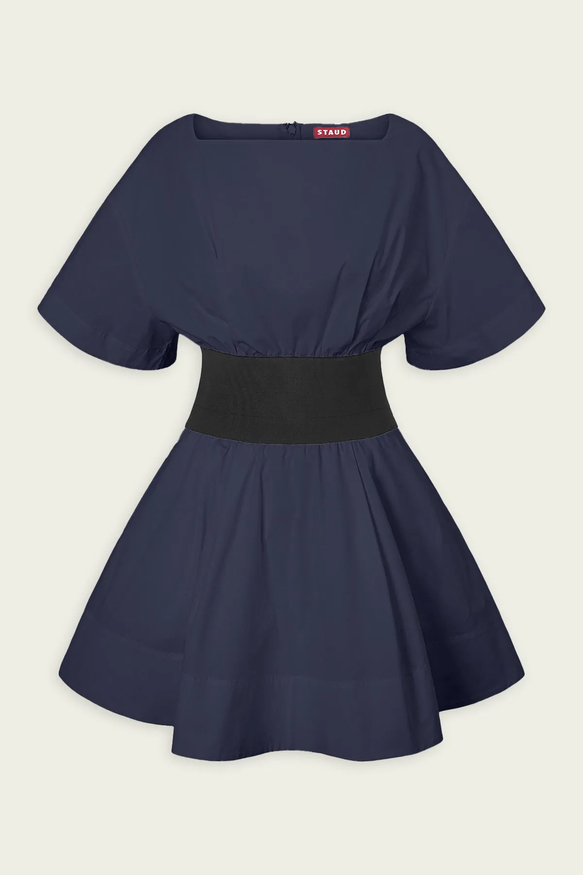 Amy Mini Dress in Navy Black