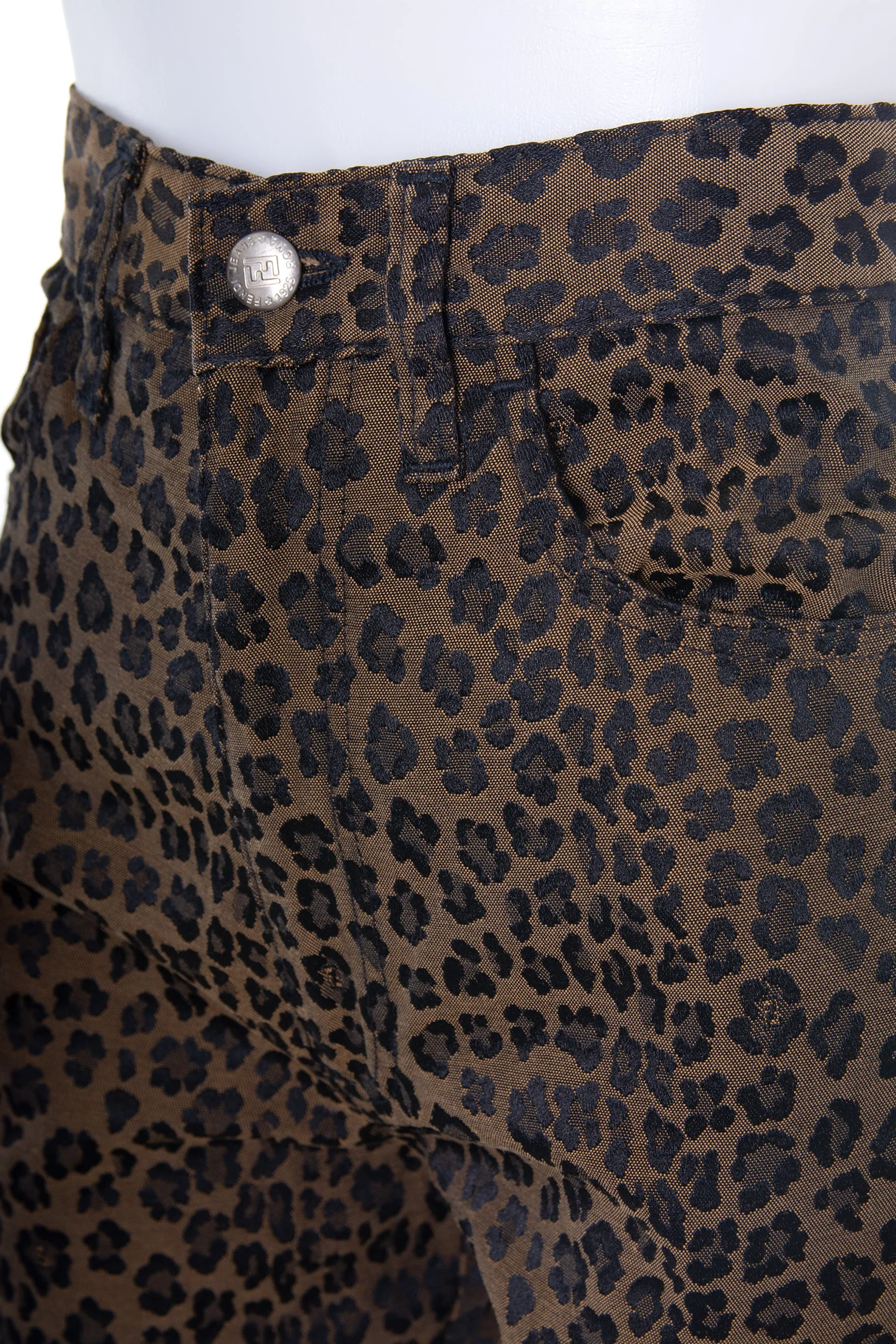 Animal Print Jeans