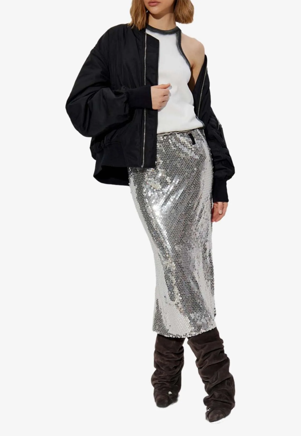 Anja Zip-Up Bomber Jacket