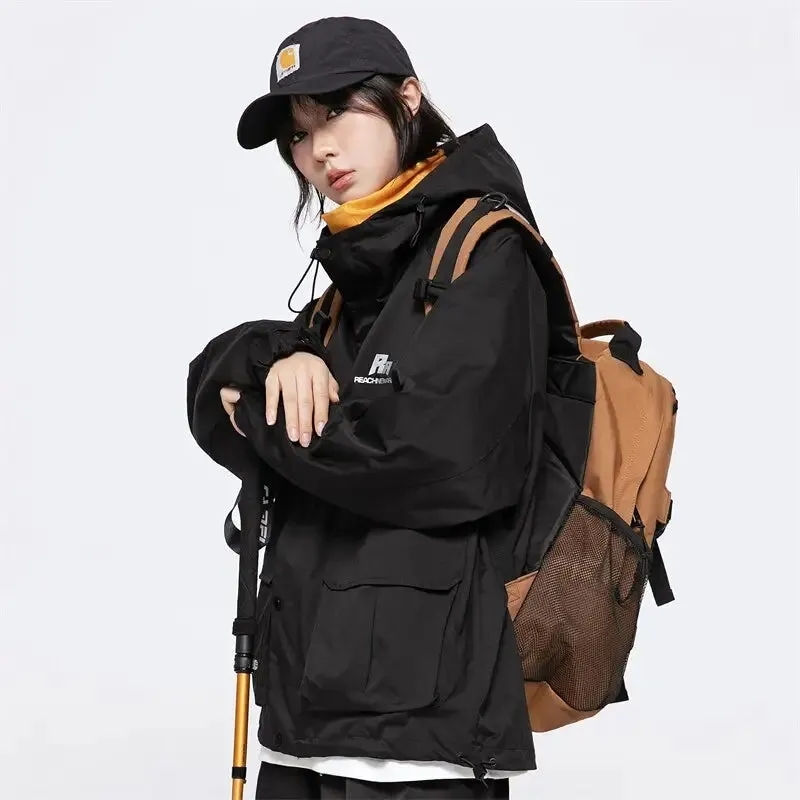 Arctic Outdoor Windbreaker Zip Jacket for Y2K Streetwear Style
