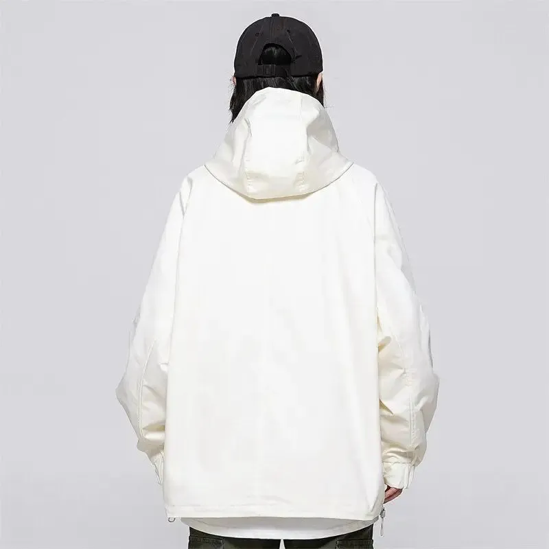 Arctic Outdoor Windbreaker Zip Jacket for Y2K Streetwear Style