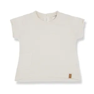 ARES knit s.sleeve t-shirt - off-white