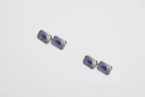 Art Deco Platinum & Star Sapphire Cufflinks