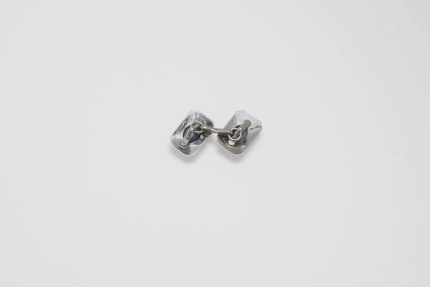 Art Deco Platinum & Star Sapphire Cufflinks