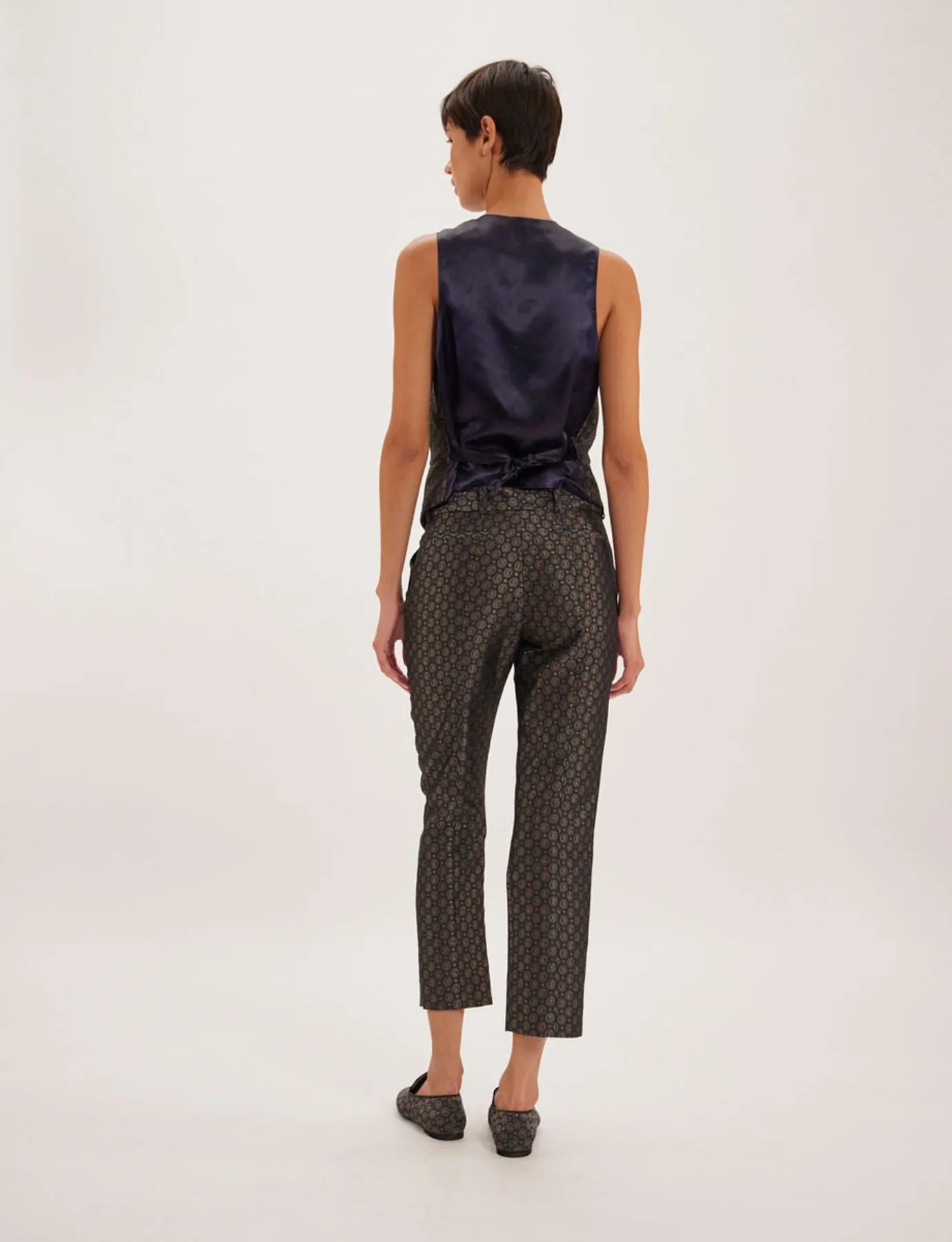 Audrey pants patterned fabric