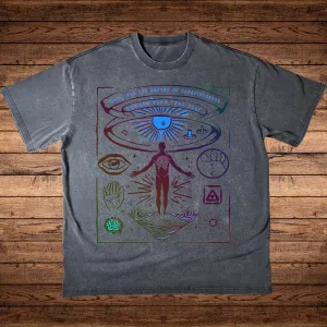 Awaken Your True Self - Fluffy Vintage Heavyweight T-Shirt