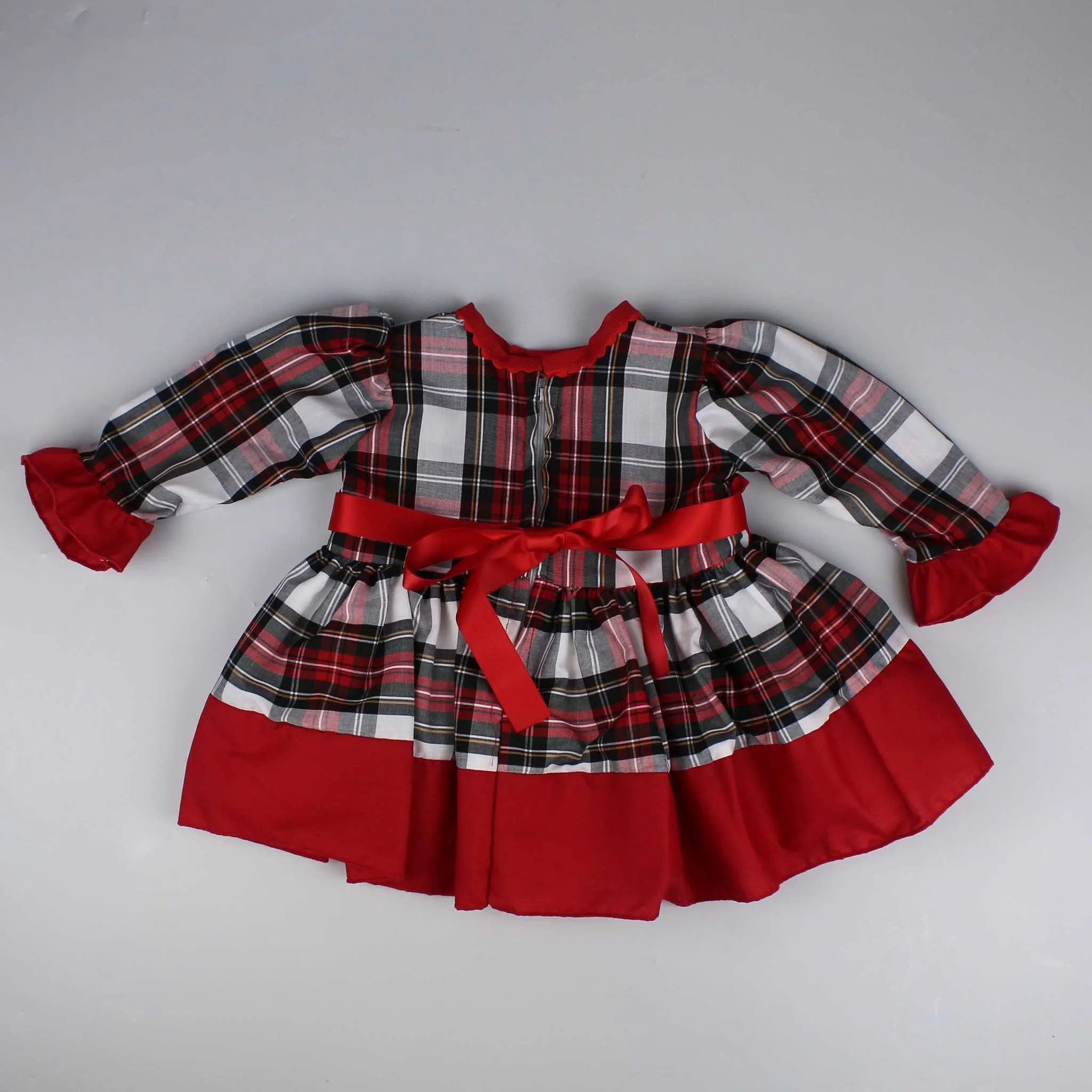Baby Girl Red Tartan Dress
