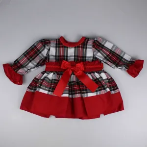 Baby Girl Red Tartan Dress