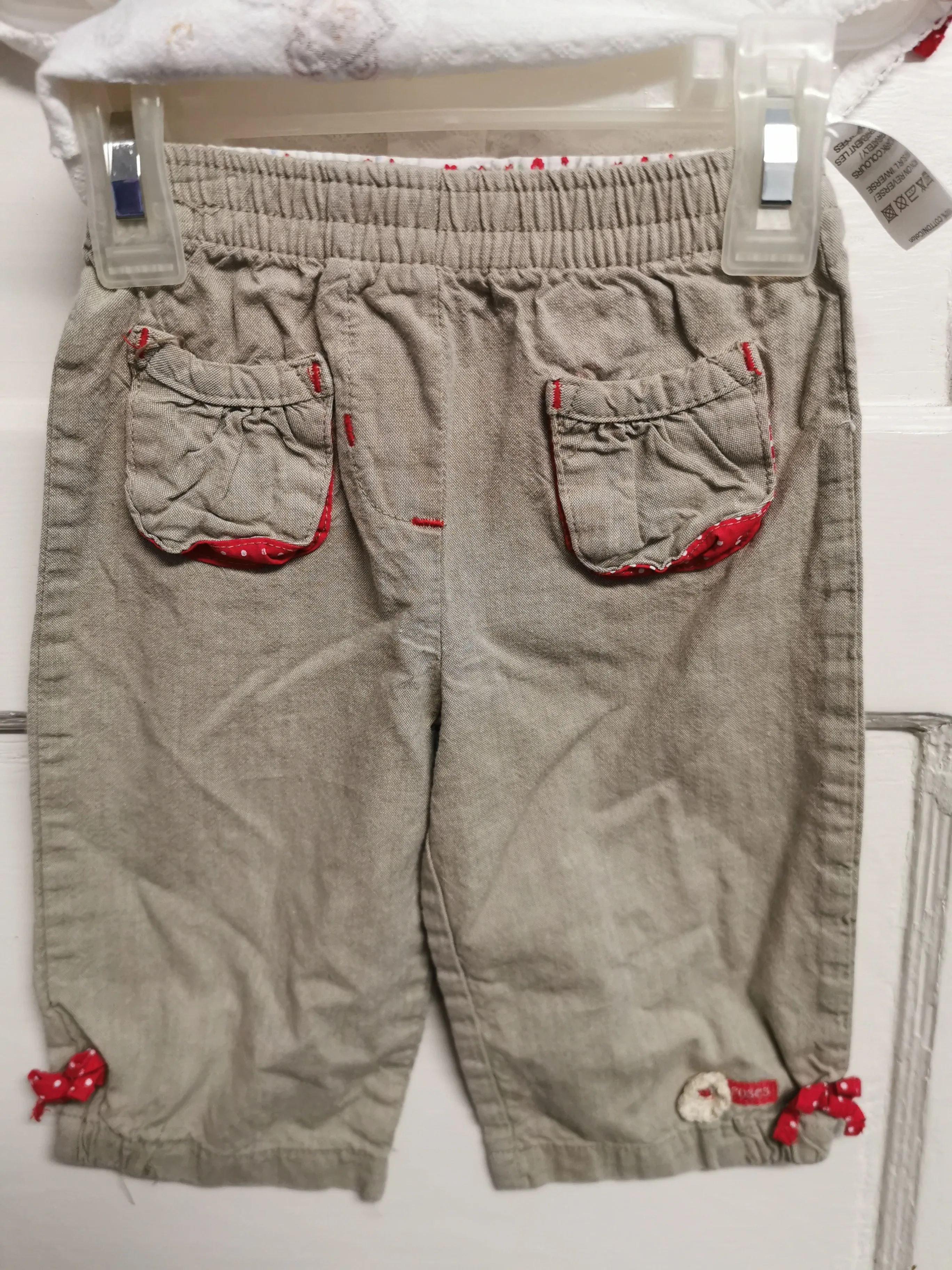 BABY GIRL SIZE 6 MONTHS - Matching 2 Piece Outfit EUC B36