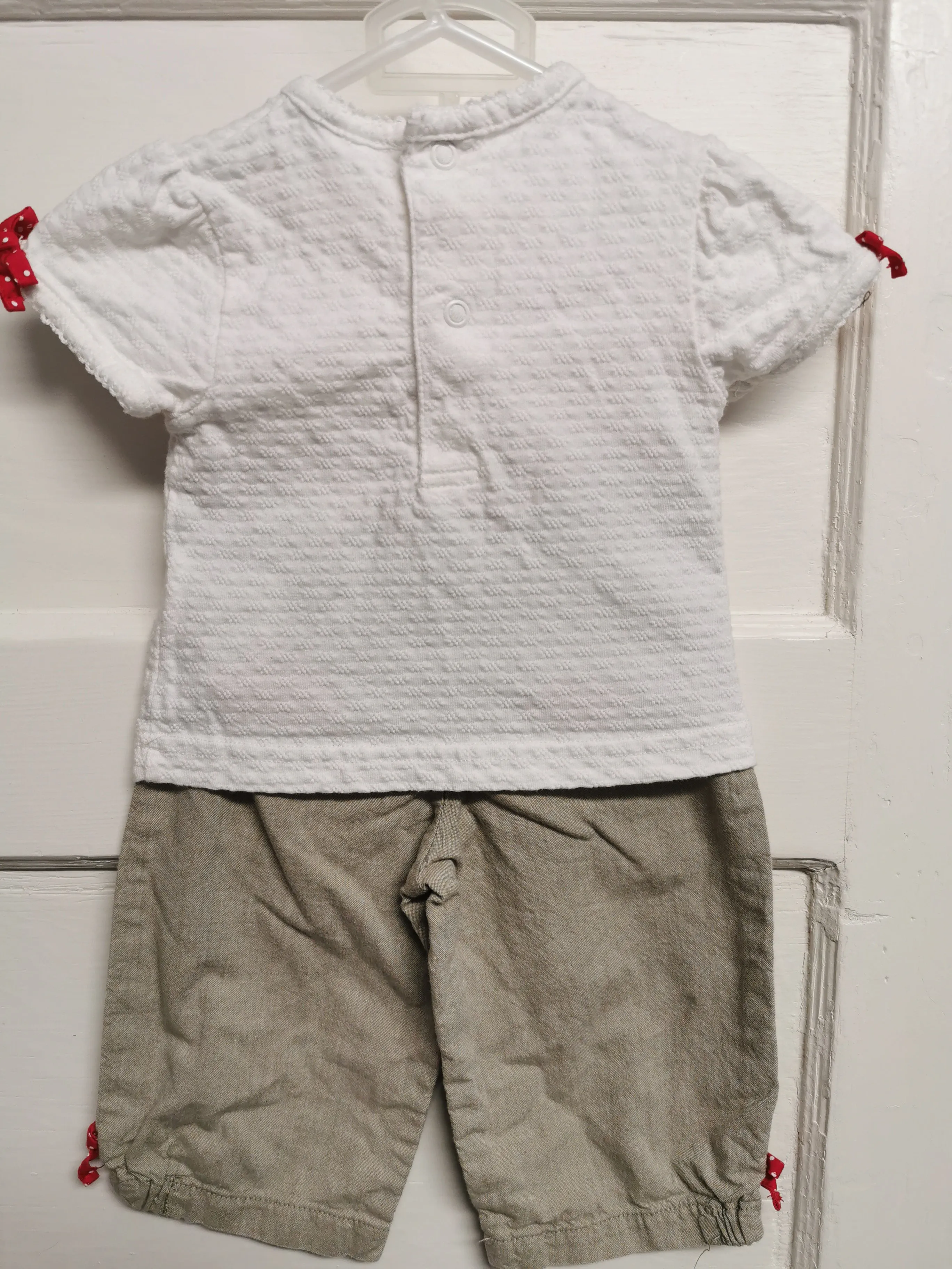 BABY GIRL SIZE 6 MONTHS - Matching 2 Piece Outfit EUC B36