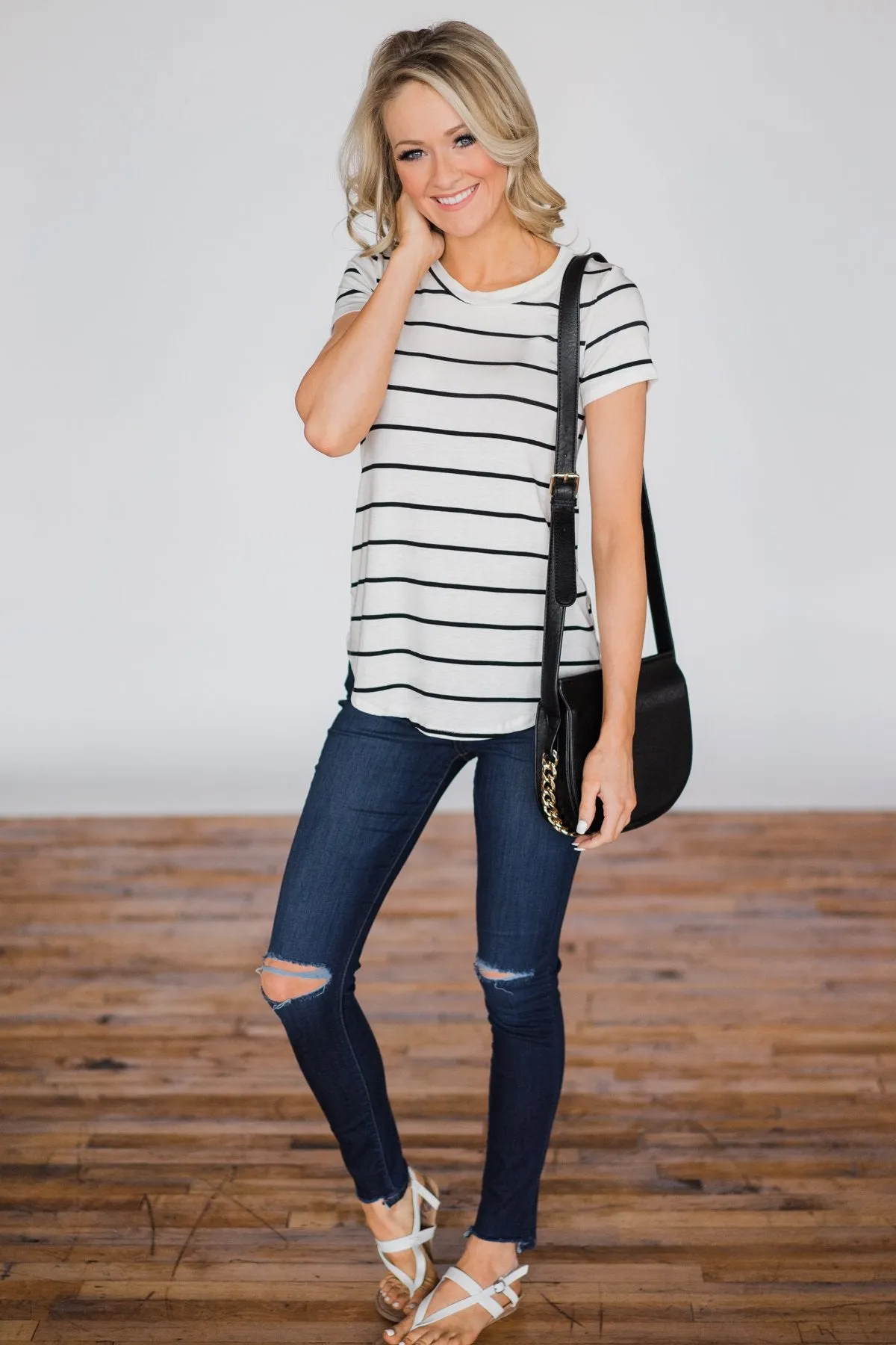 Back to the Basics Striped Top
