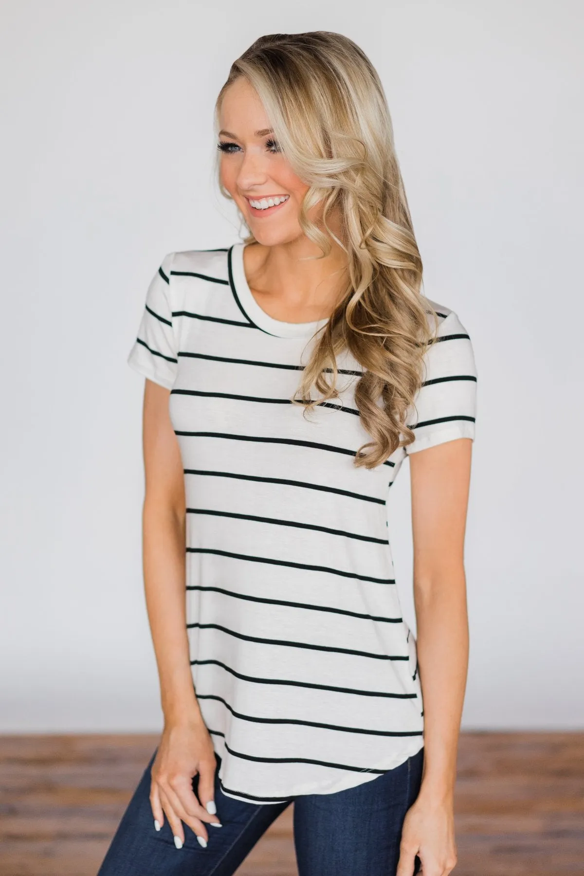 Back to the Basics Striped Top