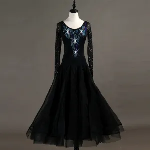 Ballroom Dance Dresses Modern Dance Diamond Setting Competition Dresses National Standard Dance Dresses Social Dance Group Performance Dresses
