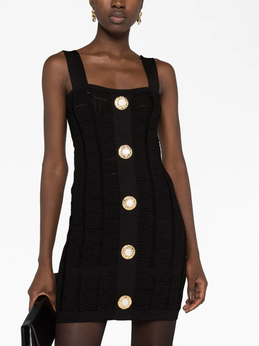 Balmain Dresses Black