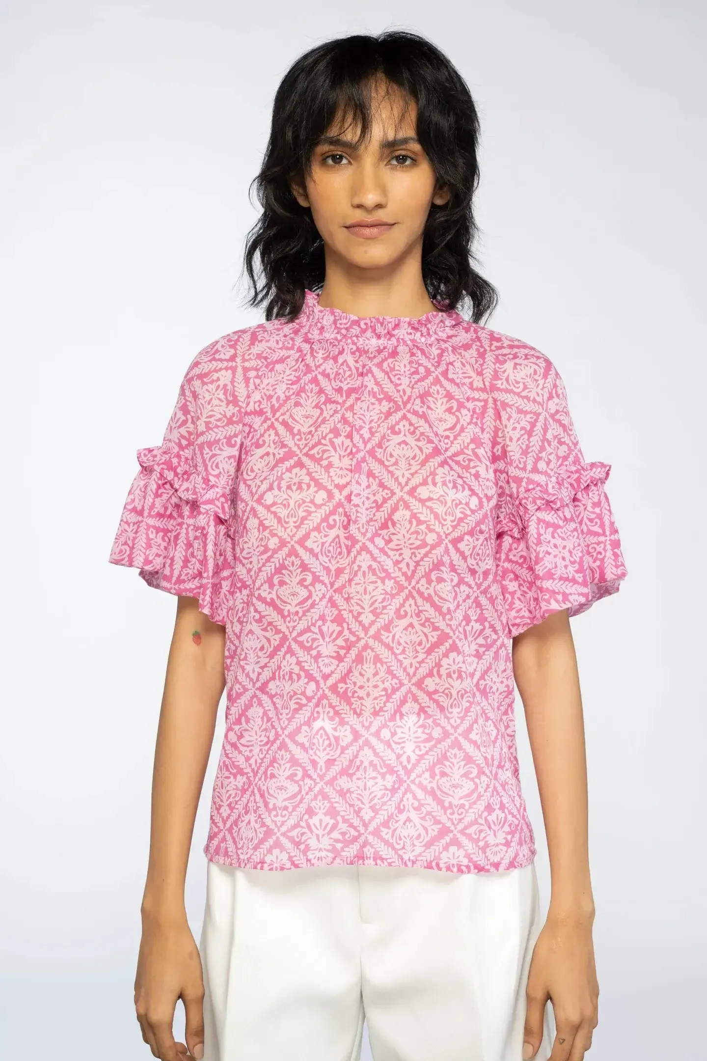 Banjanan - Marie Top in Tile Sachet