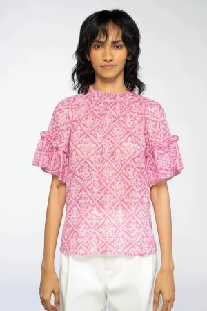 Banjanan - Marie Top in Tile Sachet