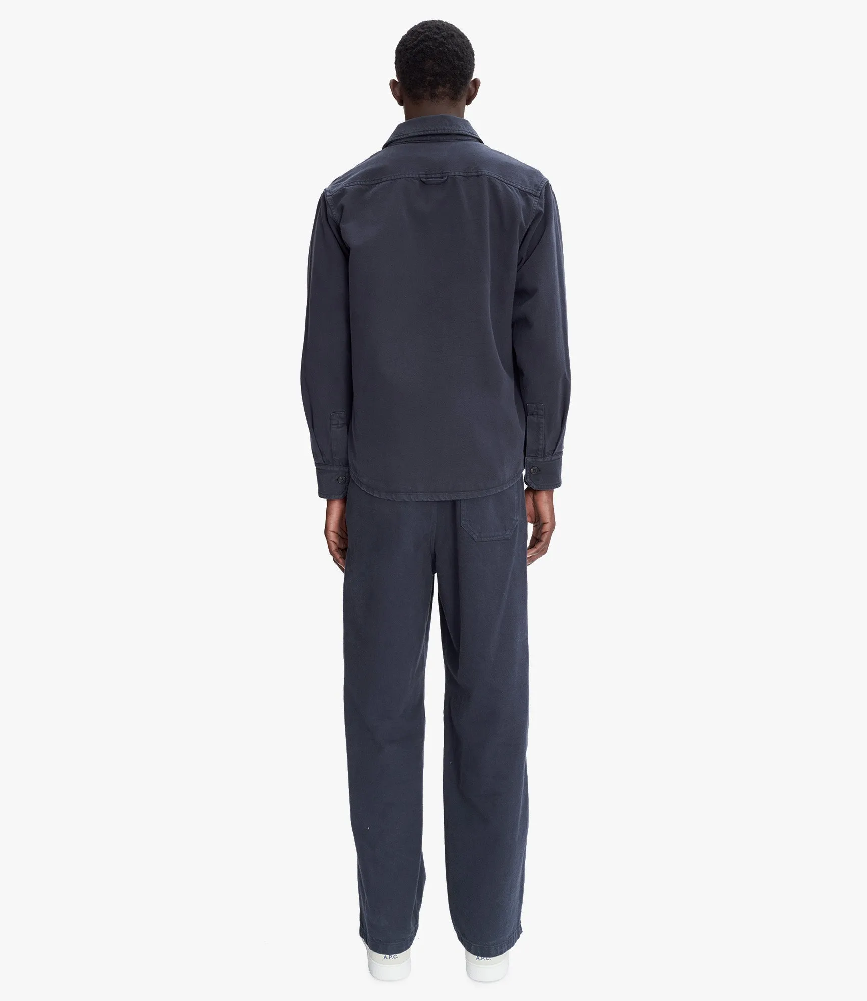 Basile Brodée Poitrine overshirt