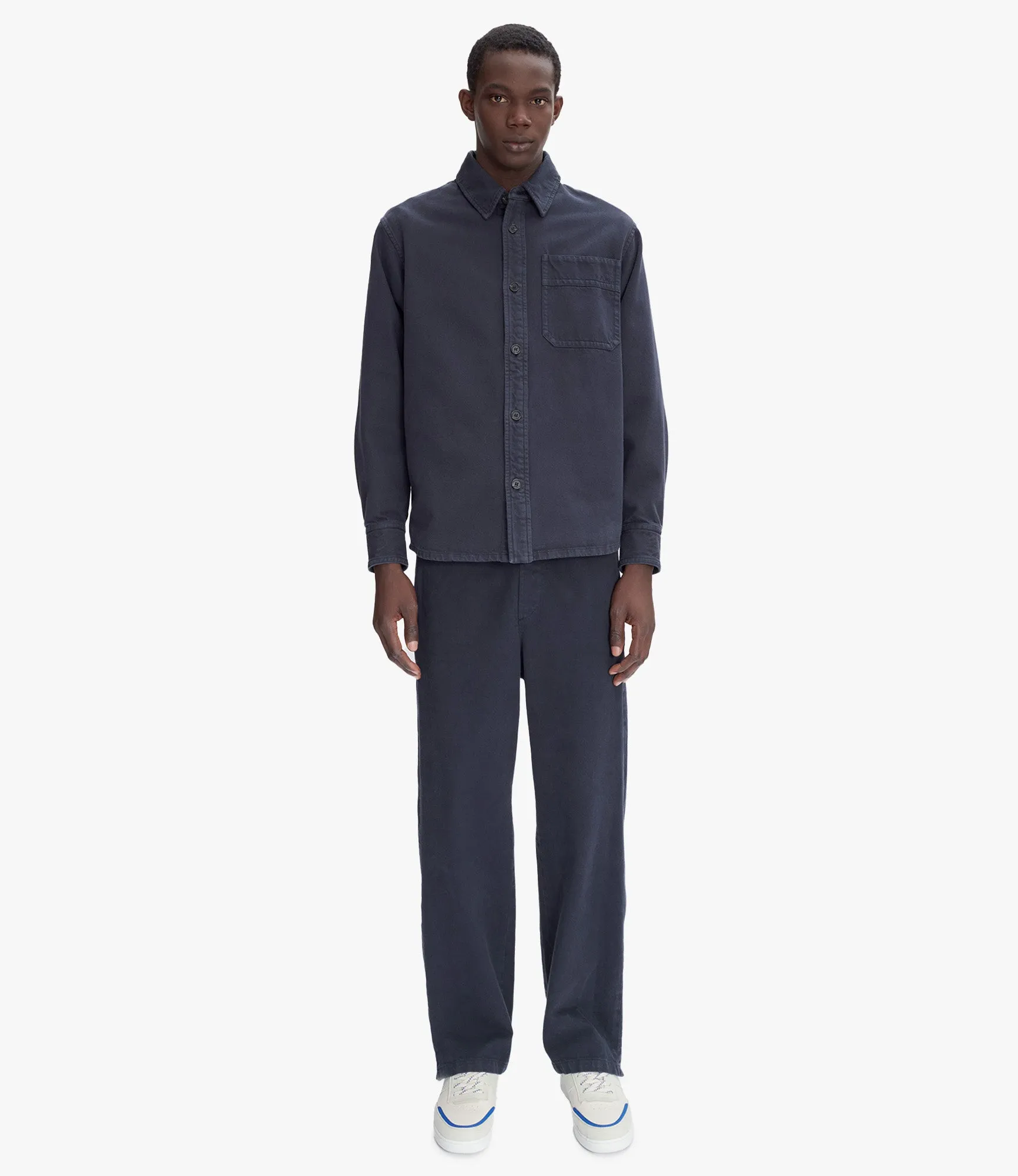 Basile Brodée Poitrine overshirt