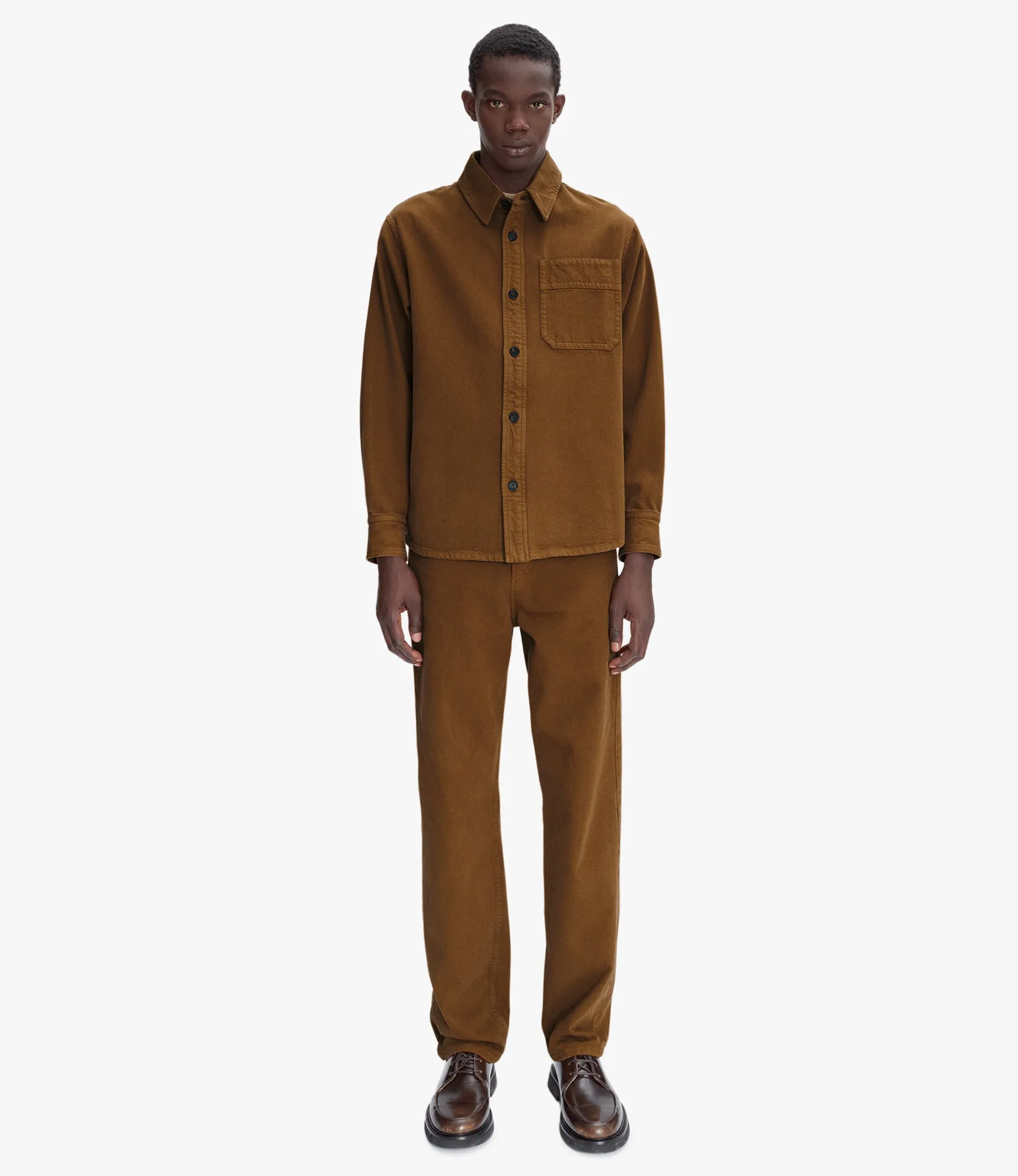 Basile Brodée Poitrine overshirt