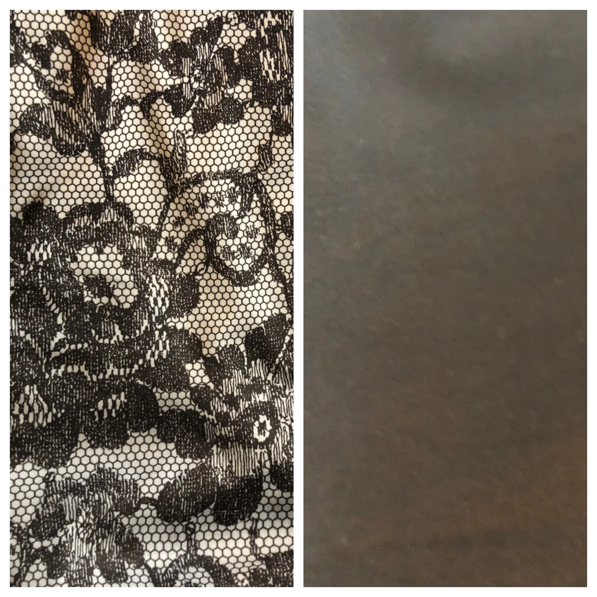 BELL BOTTOMS BLACK LACE/BLACK (long length)
