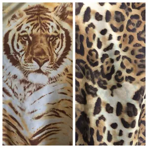 BELL BOTTOMS BROWN TIGER/LEOPARD