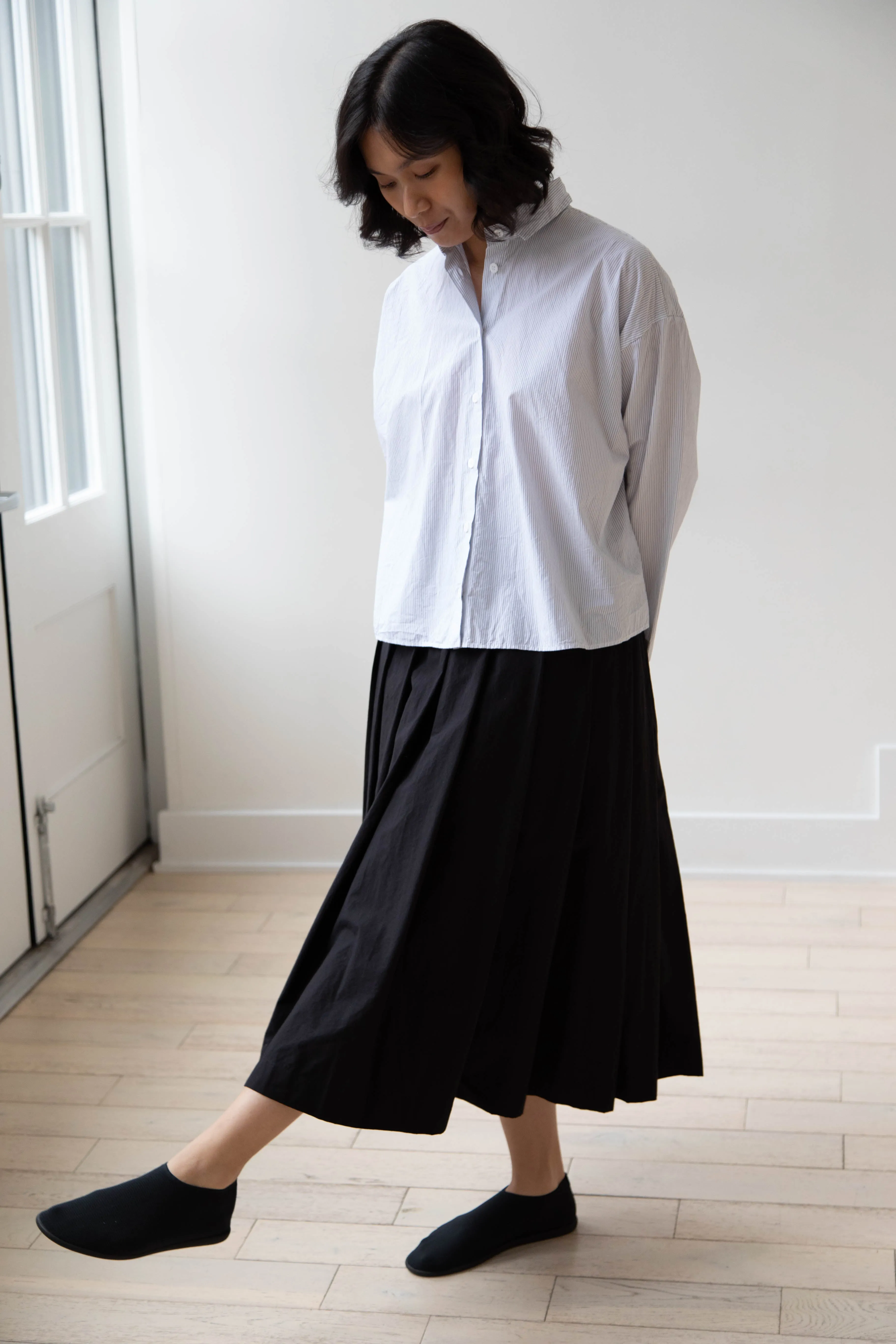 Bergfabel | Matilde Skirt in Black Cotton