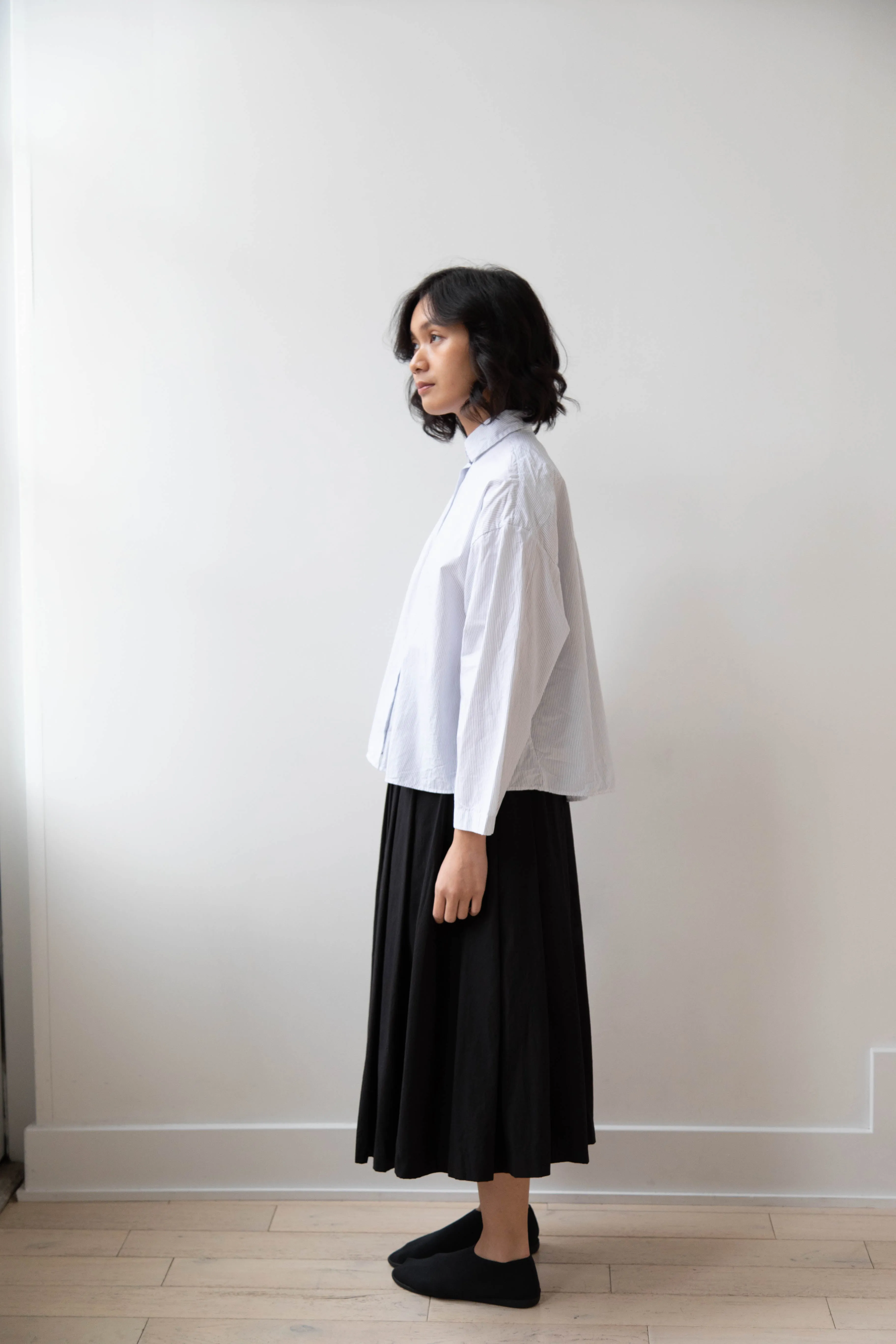 Bergfabel | Matilde Skirt in Black Cotton