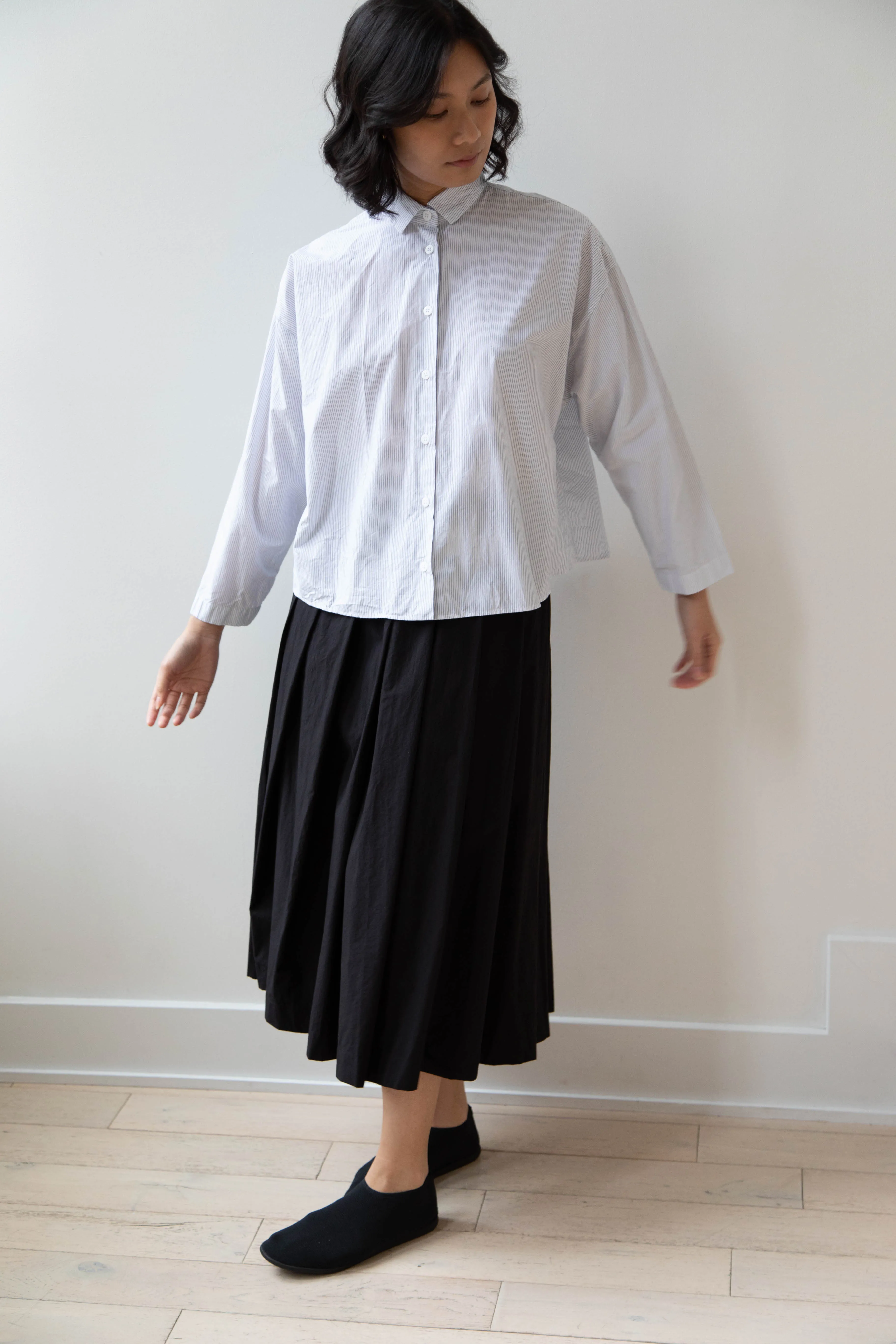 Bergfabel | Matilde Skirt in Black Cotton
