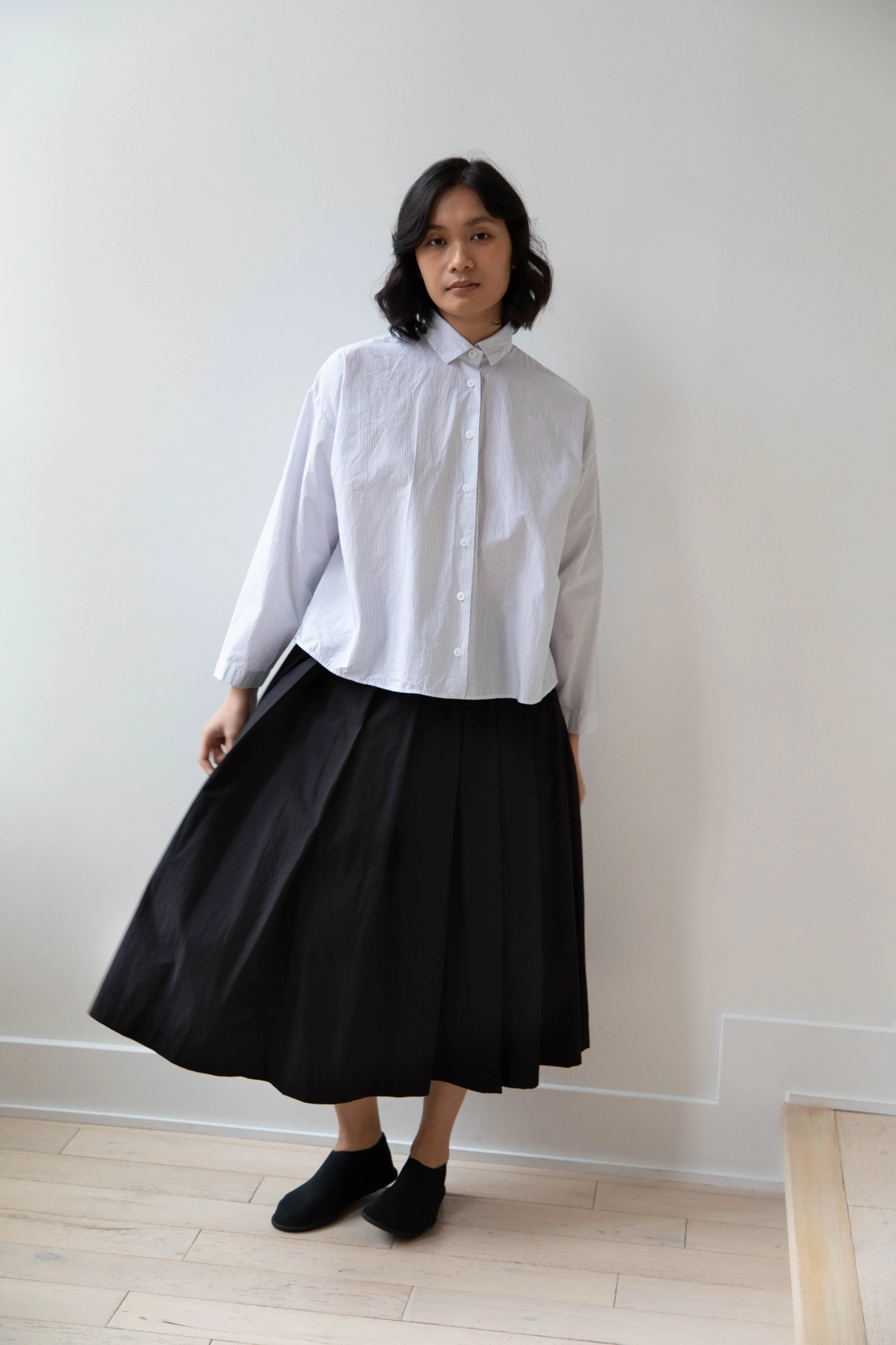 Bergfabel | Matilde Skirt in Black Cotton