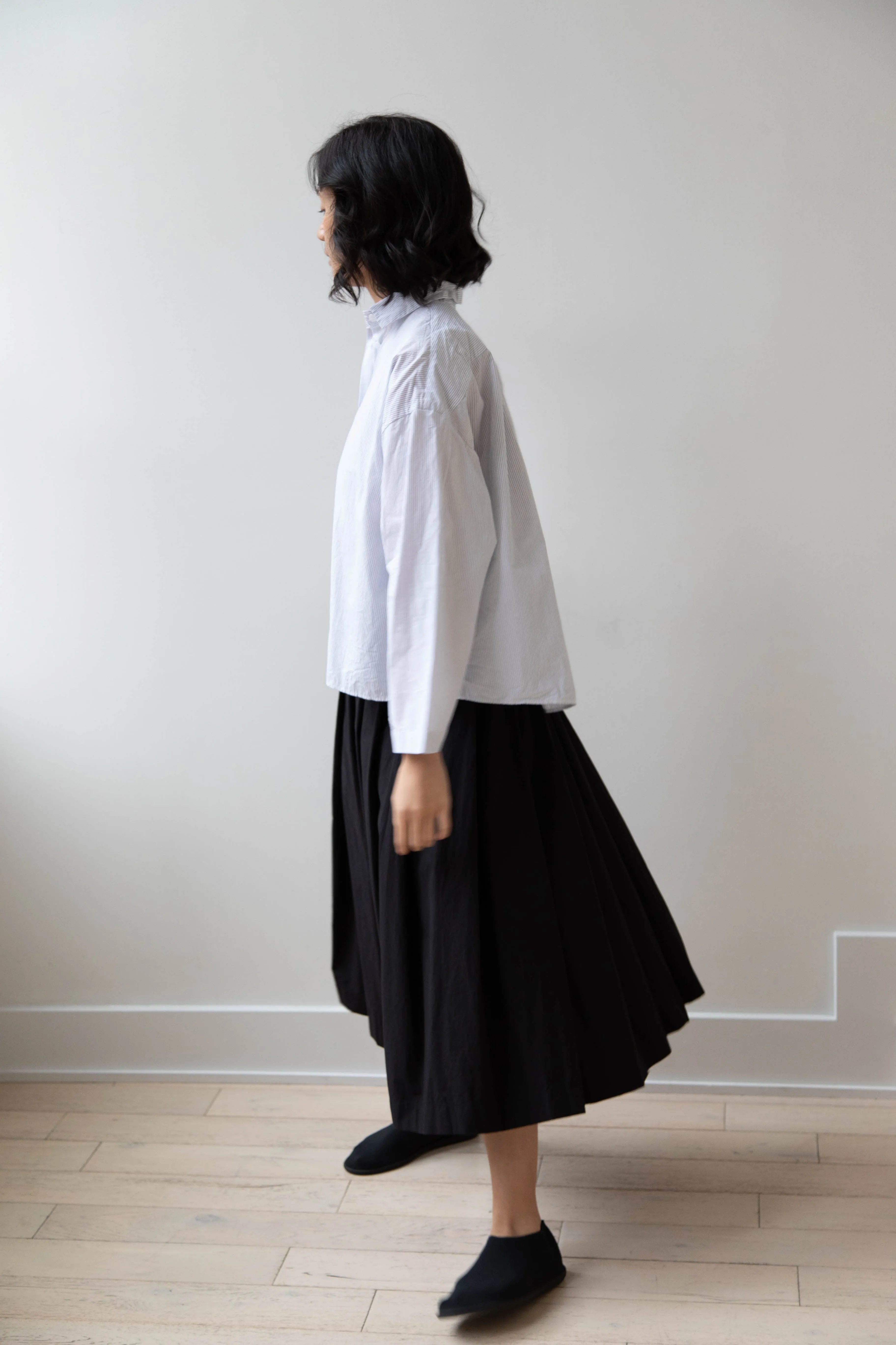 Bergfabel | Matilde Skirt in Black Cotton