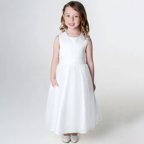 Betsy White Flower Dress