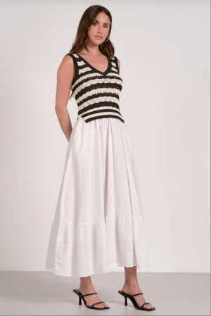 Black & White Stripe Dress