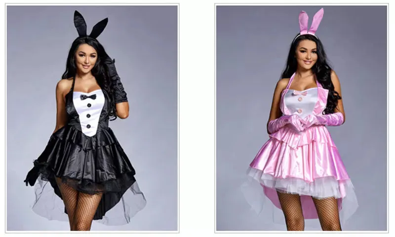 Black Easter Bunny Girl Costume