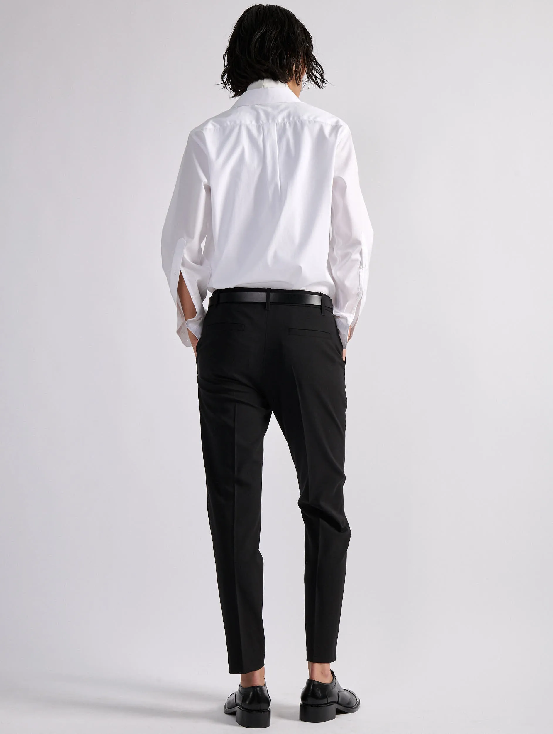 Black stretch wool Roxy trousers