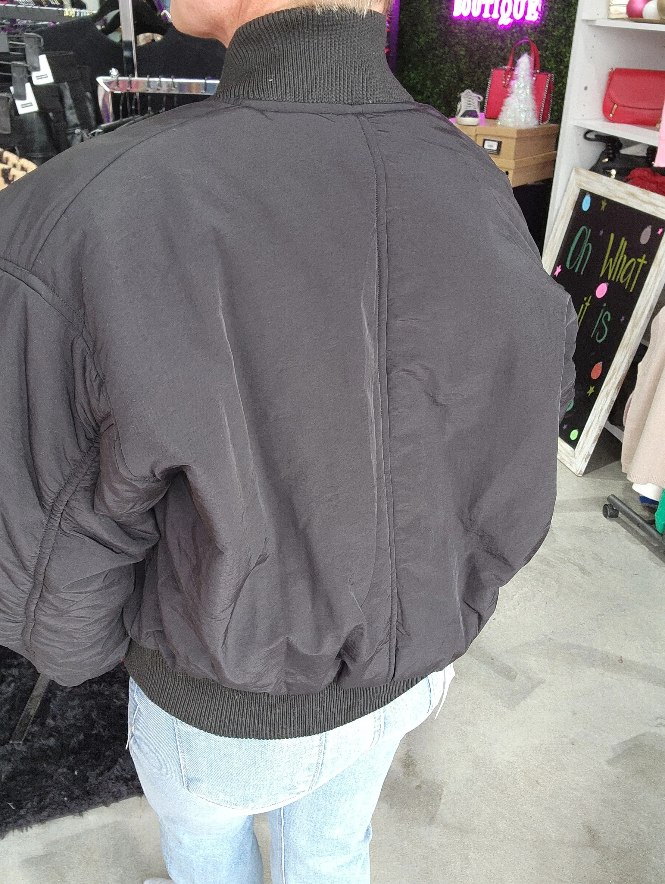 Blackout Bomber Jacket