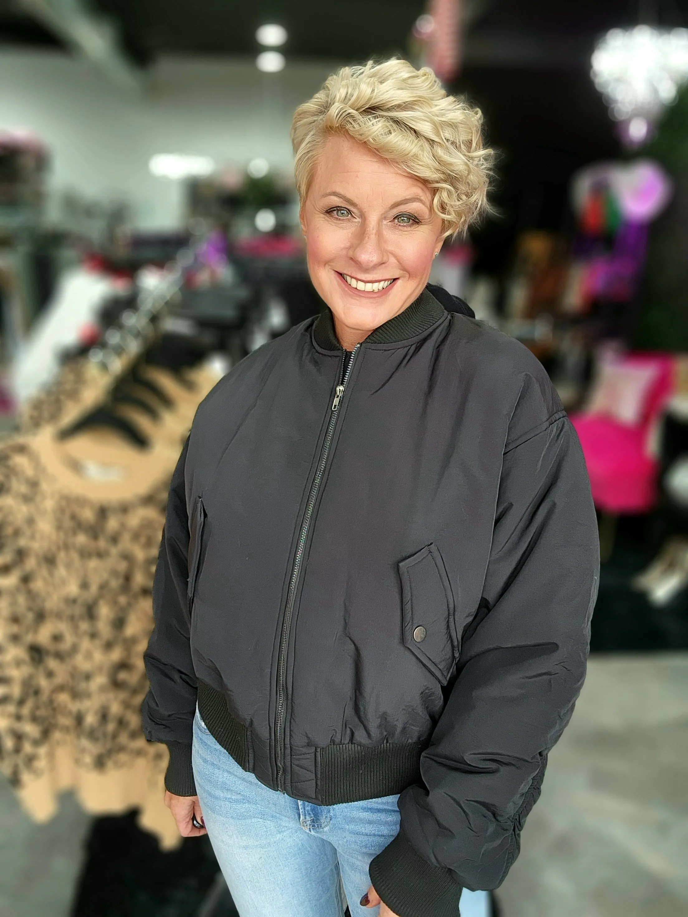 Blackout Bomber Jacket
