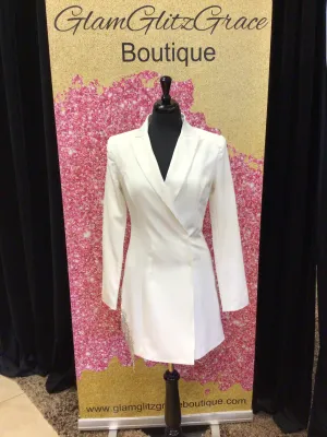 Blazer Dress With Bling On One Side