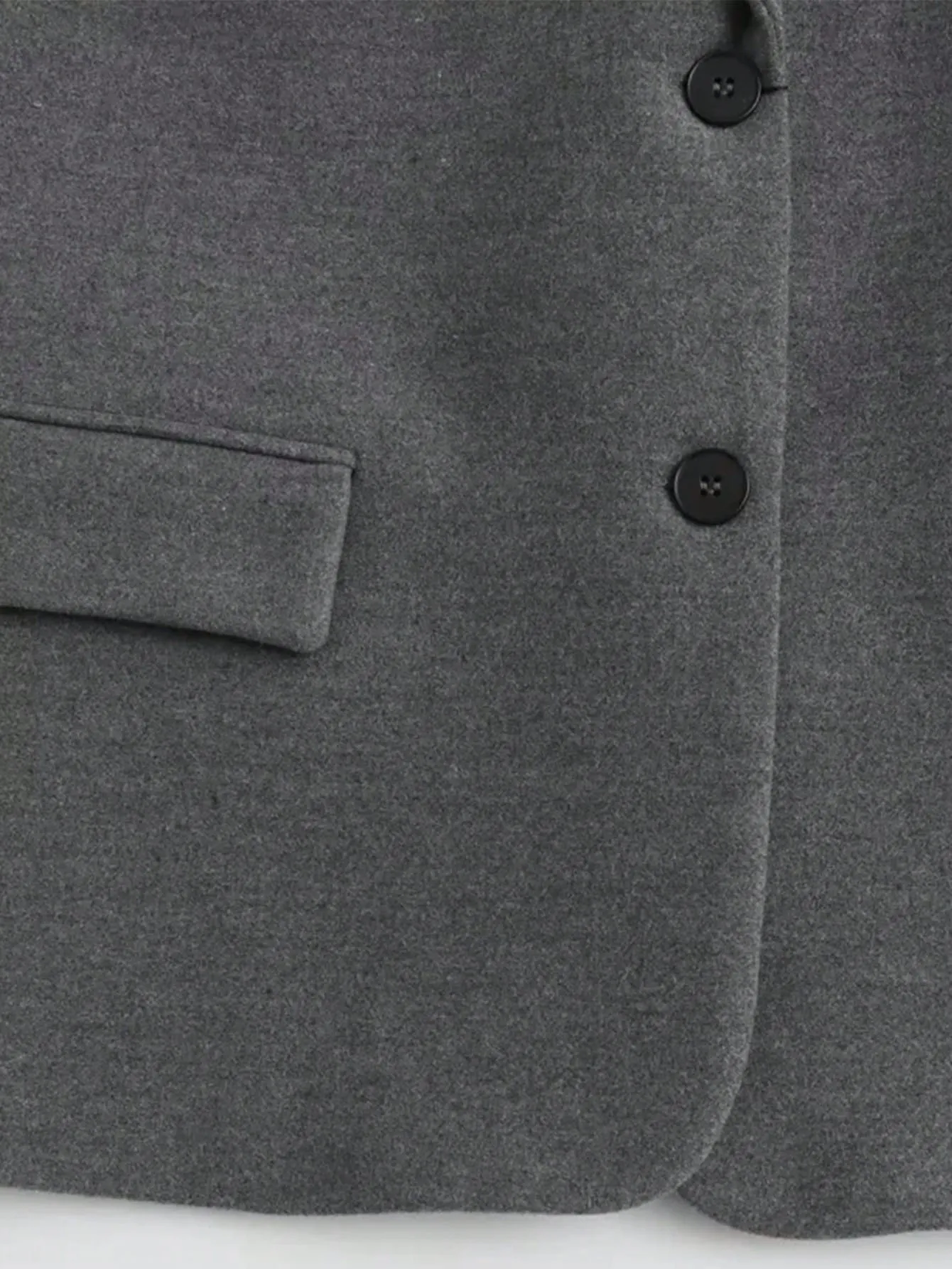 Blazer gris informal para mujer