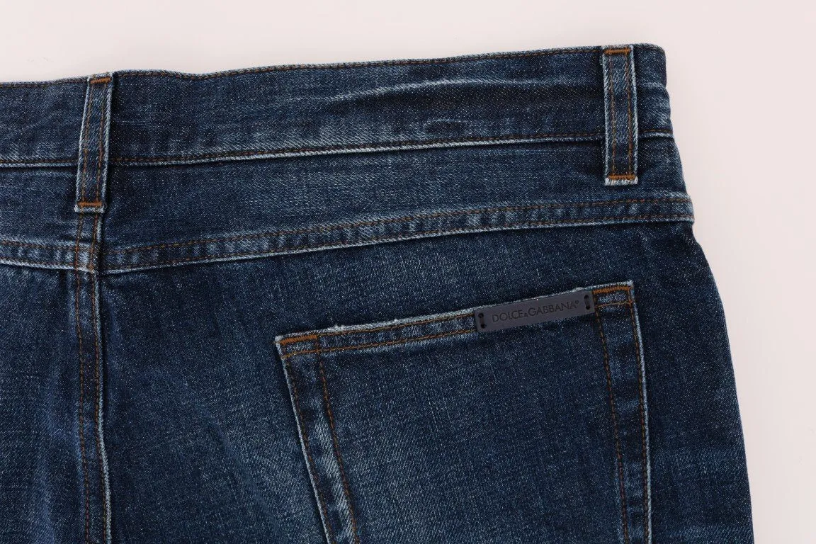 Blue COMFORT Straight Jeans