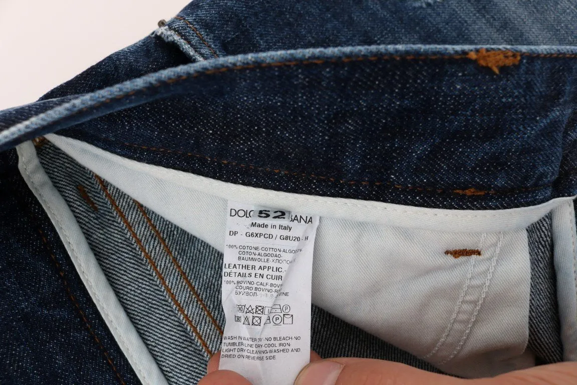 Blue COMFORT Straight Jeans