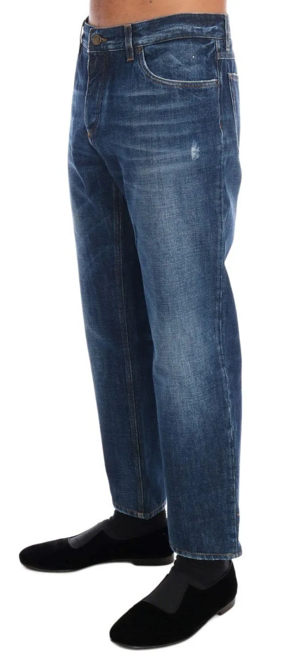 Blue COMFORT Straight Jeans